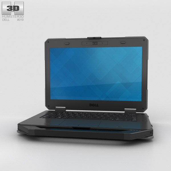 Dell Latitude 14 Rugged Laptop 3D模型