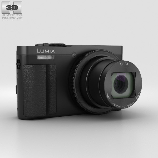 Panasonic Lumix DMC-TZ70 Black 3D model