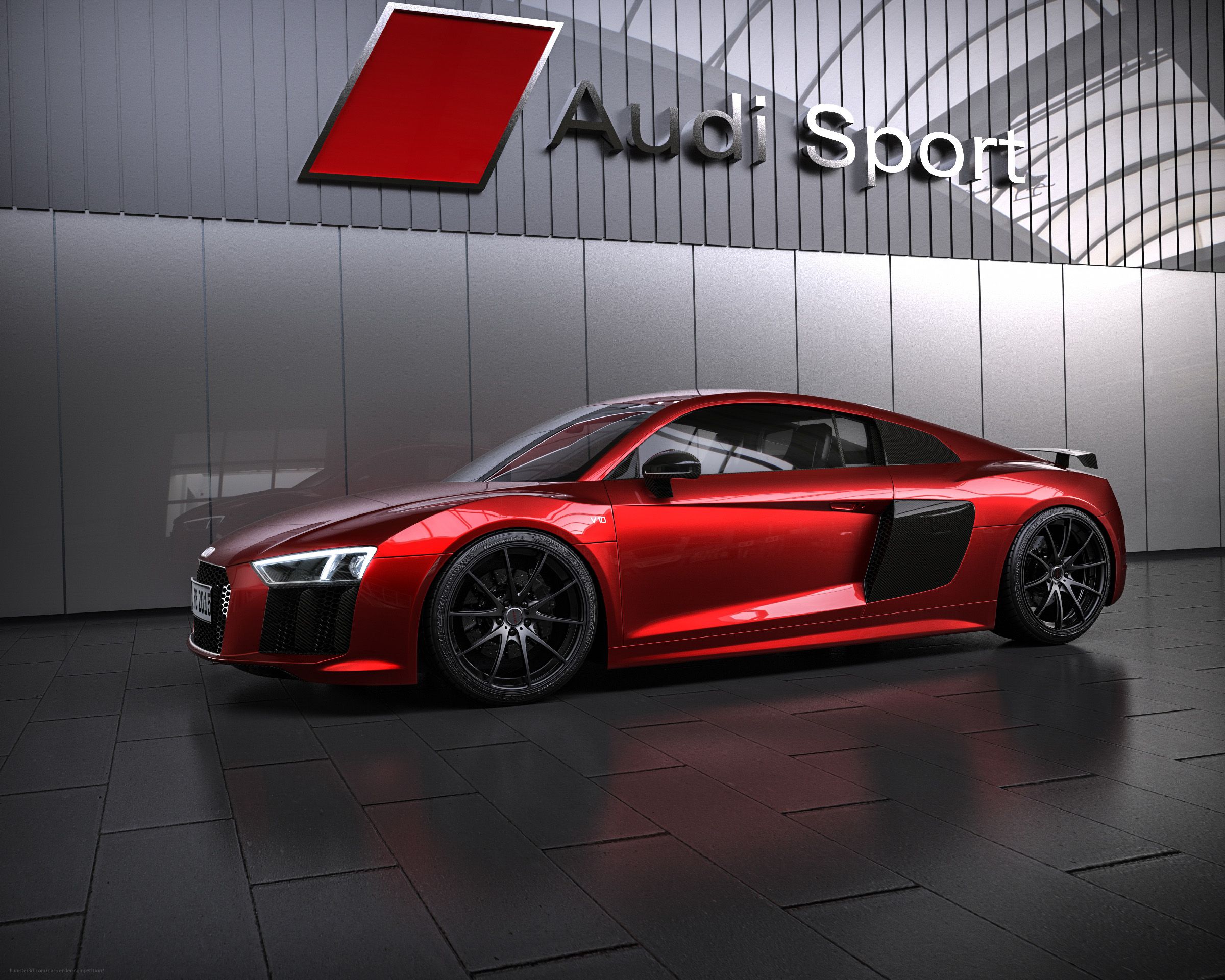 Audi R8 inspired by ABT 3d art