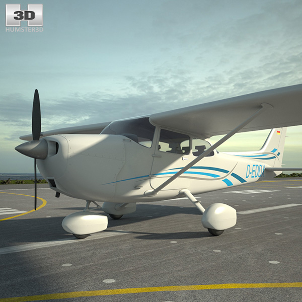 Cessna 172 Skyhawk Modèle 3D