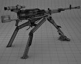 NSV machine gun 3d model