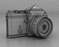 Nikon F Schwarz 3D-Modell