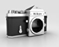 Nikon F Silver Modello 3D