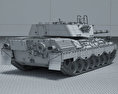 豹1型坦克 3D模型