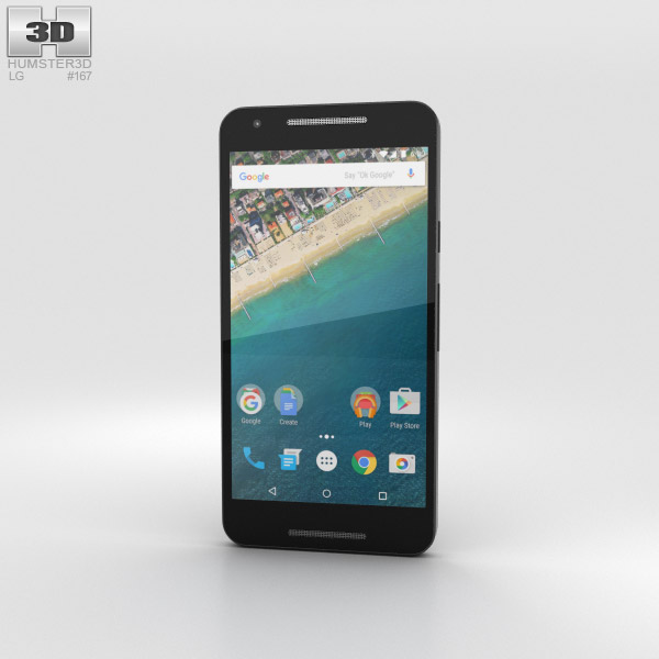 LG Nexus 5X Carbon 3Dモデル