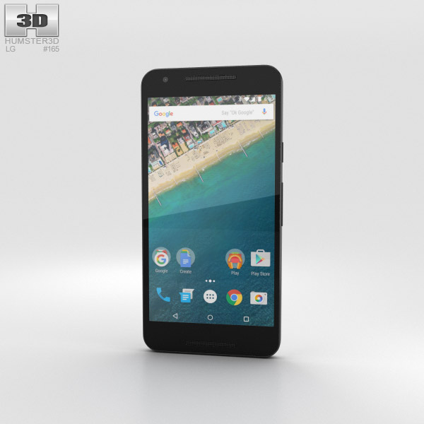 LG Nexus 5X Ice 3Dモデル