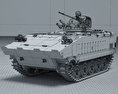AMX-10P 3d model wire render