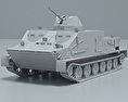 OT-62 TOPAS 3d model clay render