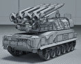 Buk M1 missile system 3d model