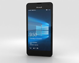 Microsoft Lumia 550 Negro Modelo 3D