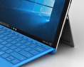 Microsoft Surface Pro 4 Bright Blue 3D 모델 