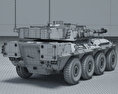 半人馬裝甲車 3D模型
