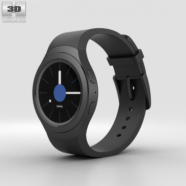 Samsung Gear S2 Noir Modèle 3D