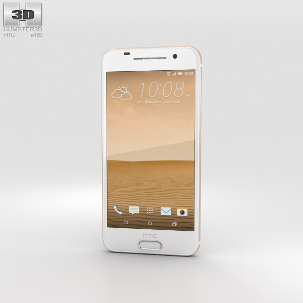 HTC One A9 Topaz Gold Modelo 3d