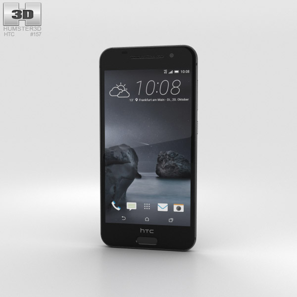 HTC One A9 Carbon Gray 3D 모델 