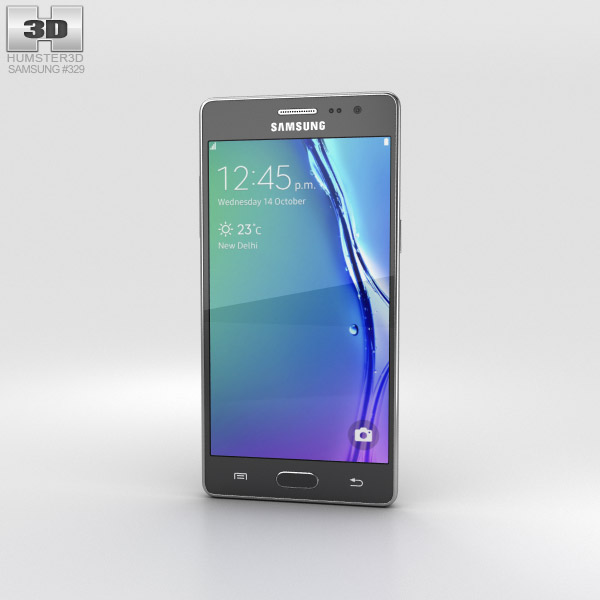 Samsung Z3 黒 3Dモデル