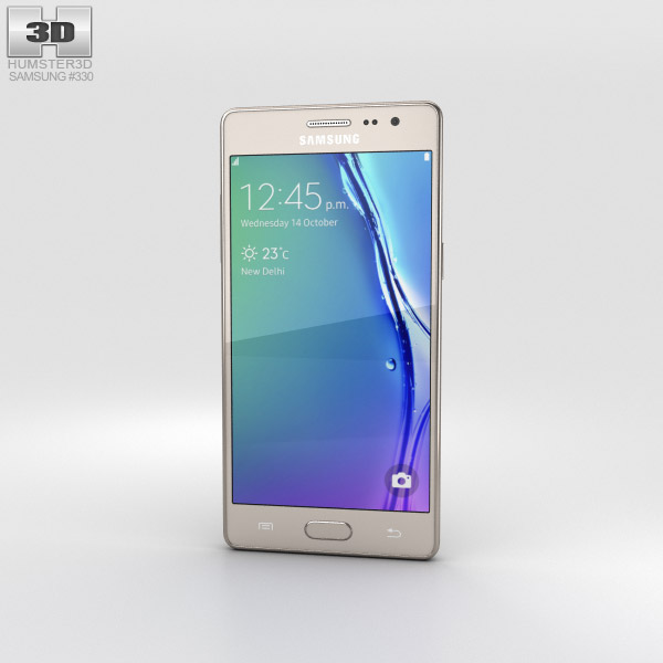 Samsung Z3 Gold 3Dモデル