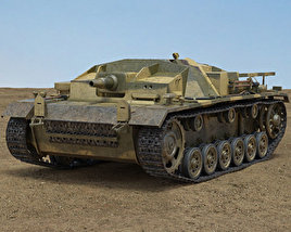 StuG III Modello 3D