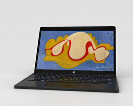 Dell XPS 12 2-in-1 Laptop 3D model