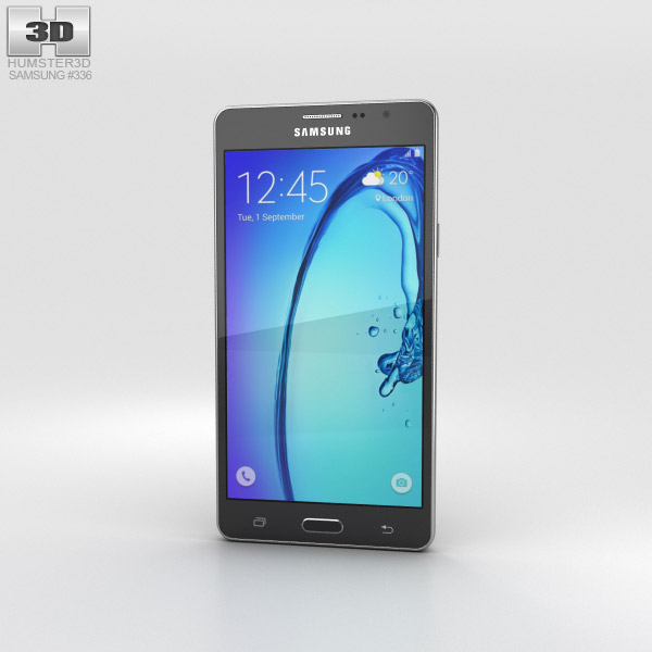 Samsung Galaxy On5 黒 3Dモデル