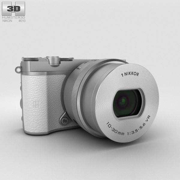 Nikon 1 J5 White 3D model