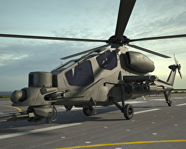 3D model of Agusta A129 Mangusta