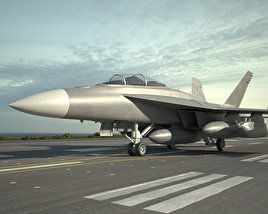보잉 EA-18G 그라울러 3D 모델 