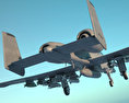 Fairchild Republic A-10 Thunderbolt II Modello 3D