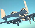 Fairchild Republic A-10 Thunderbolt II 3D-Modell