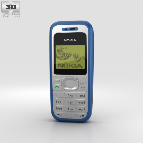 Nokia 1200 Blue Modèle 3D
