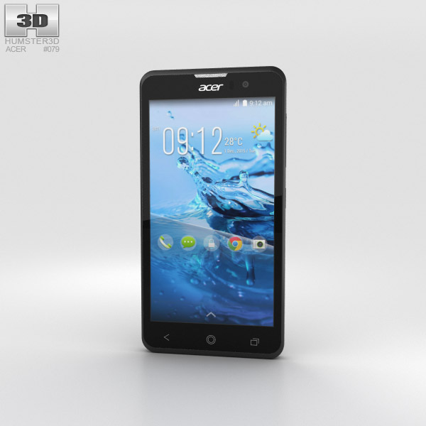 Acer Liquid Z520 Black 3D model