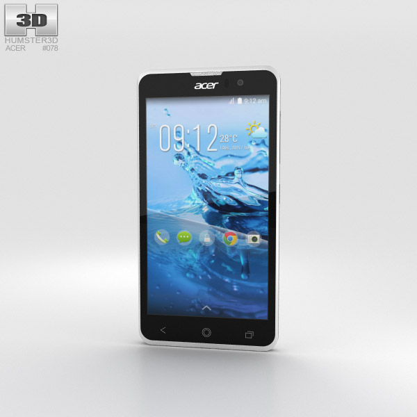 Acer Liquid Z520 Bianco Modello 3D