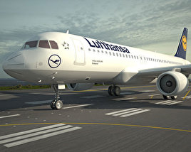 3D model of Airbus A320