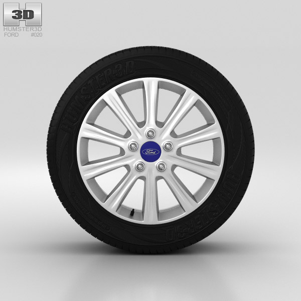 Ford Mondeo Wheel 16 inch 004 3D model