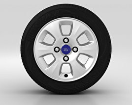 Ford Fiesta Wheel 14 inch 002 3D model