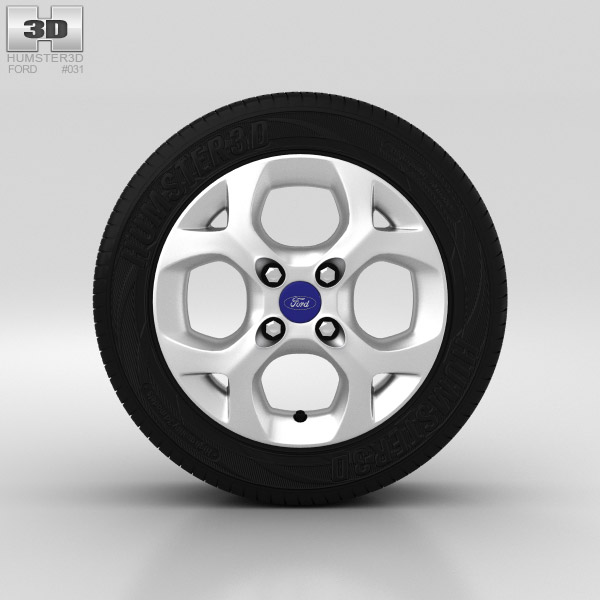 Ford Fiesta Wheel 15 inch 001 3d model