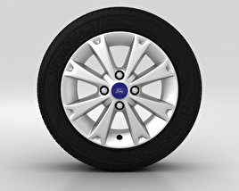 Ford Fiesta Wheel 15 inch 004 3D model