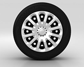 Ford Fiesta Wheel 15 inch 005 3D model