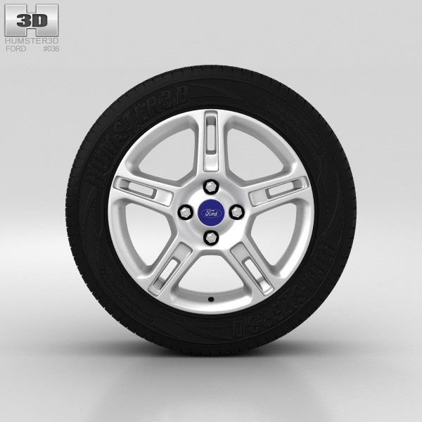 Ford Fiesta Wheel 16 inch 001 3D model