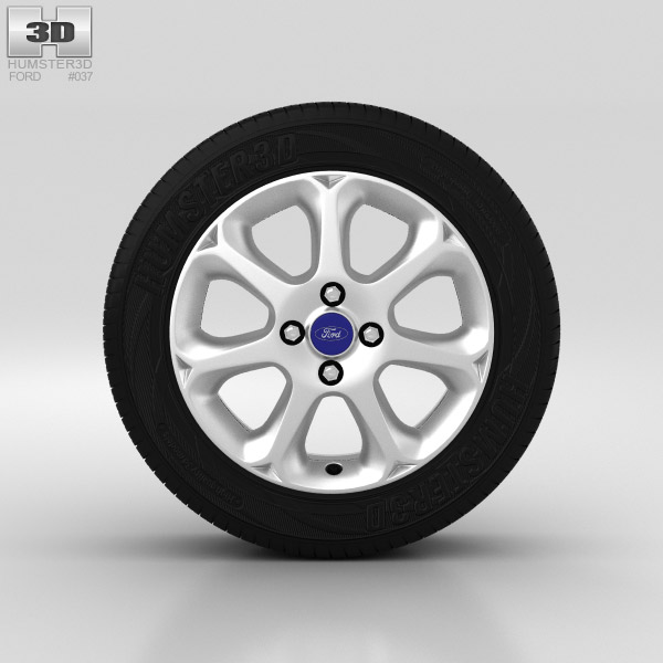 Ford Fiesta Wheel 16 inch 002 3D model