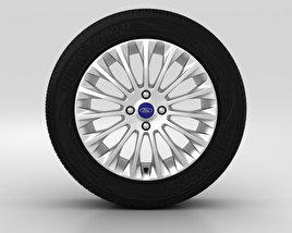 Ford Fiesta Wheel 16 inch 005 3D model