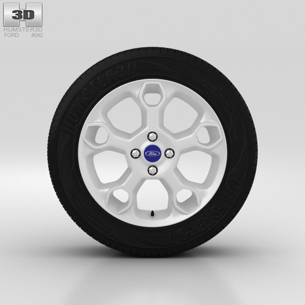 Ford Fiesta Wheel 17 inch 002 3D model