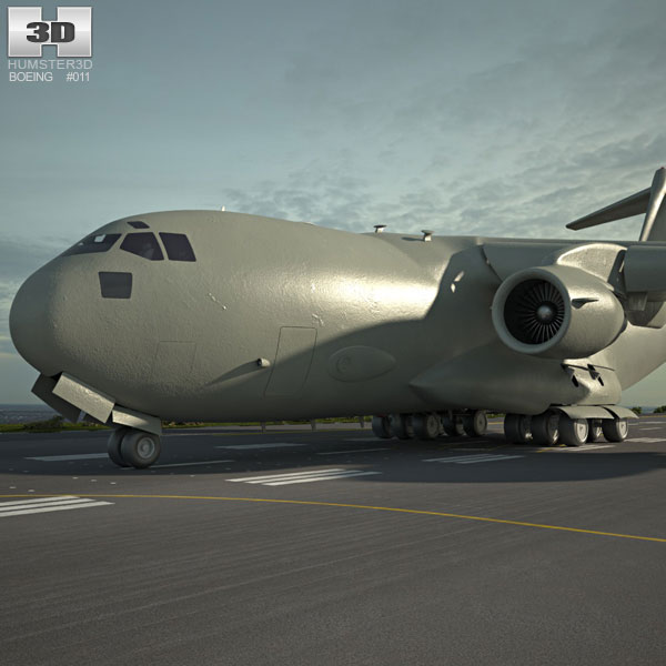 Boeing C-17 Globemaster III Modello 3D