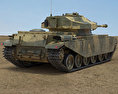 Центуріон танк 3D модель back view