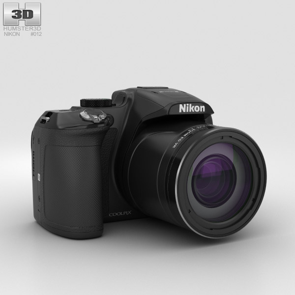 Nikon Coolpix P610 Black 3D model