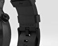 Motorola Moto 360 2nd Gen Men's 42mm Black Case Black Leather Band 3D模型