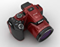Nikon Coolpix P610 Red Modelo 3d
