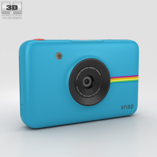 Polaroid Snap Instant Digital Camera Blue 3D model
