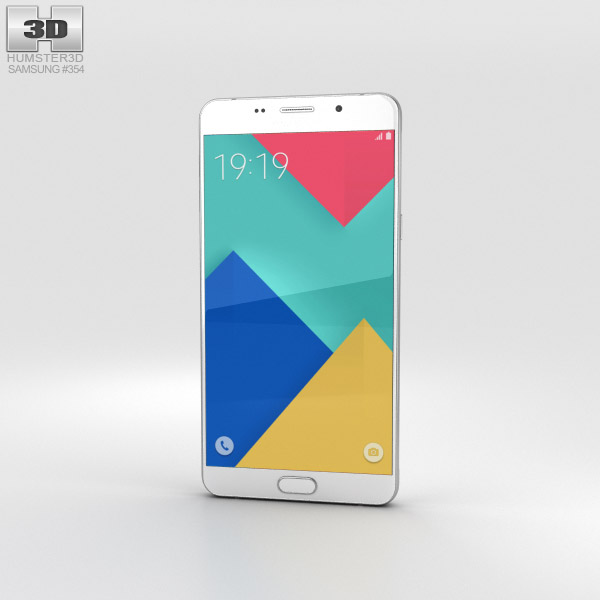 Samsung Galaxy A9 (2016) Pearl White 3D model