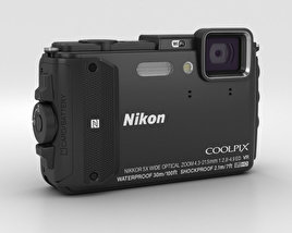 Nikon Coolpix AW130 Negro Modelo 3D